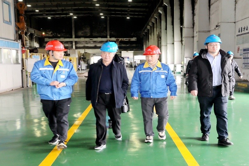 2024年 1月30日，浙江省经信厅机关党委二级巡视员孙自强莅临8868体育手机版登录入口开展岁末年初安全生产督导