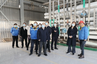 2022年12月15日，时任浙江省发展改革委党组成员、副主任吴红梅莅临8868体育手机版登录入口调研企业用能、节能工作